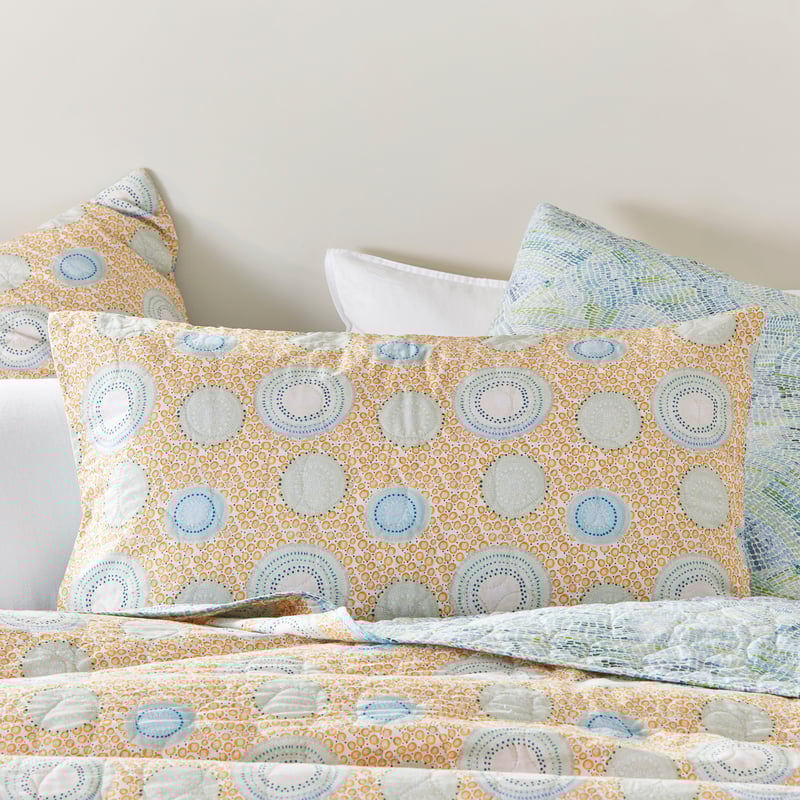 Miimi + Jiinda Miinggi Dreaming Ocean Quilted Coverlet Separates