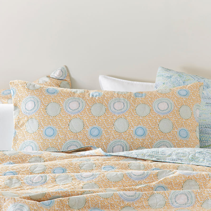 Miimi + Jiinda Miinggi Dreaming Ocean Quilted Coverlet Separates