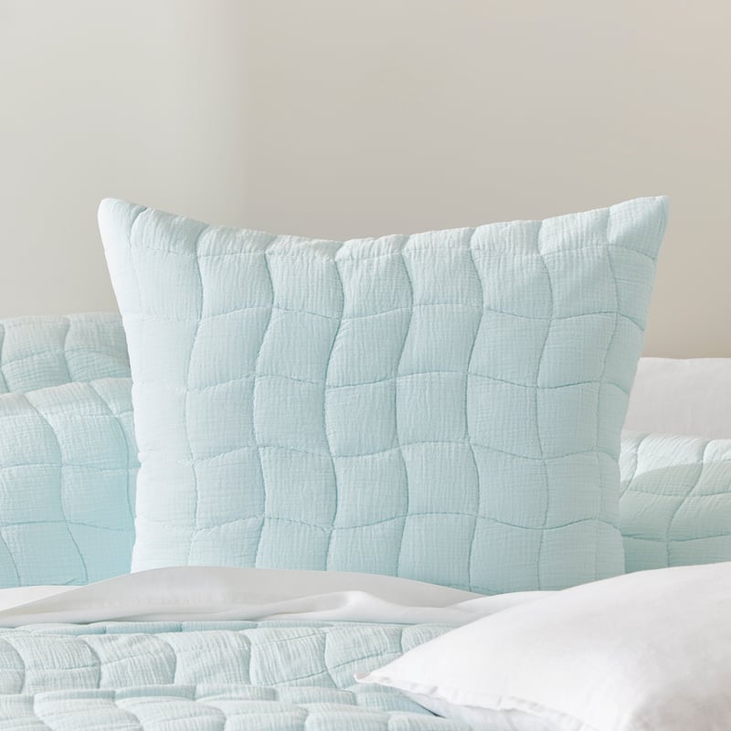 Layla Mint Quilted Coverlet Separates