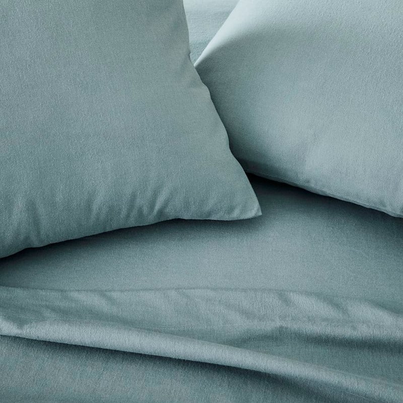 Flannelette Sage Sheet Set