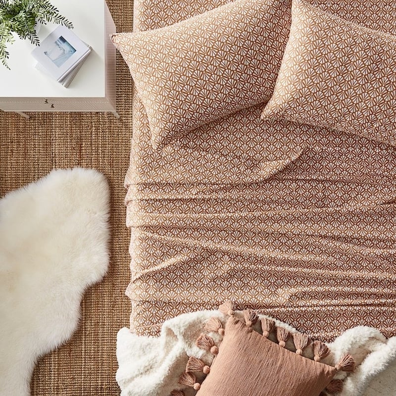 Printed Flannelette Clay Deco Sheet Set