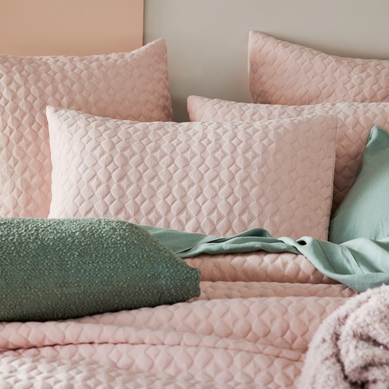 Geo Jersey Rose Pillowcases