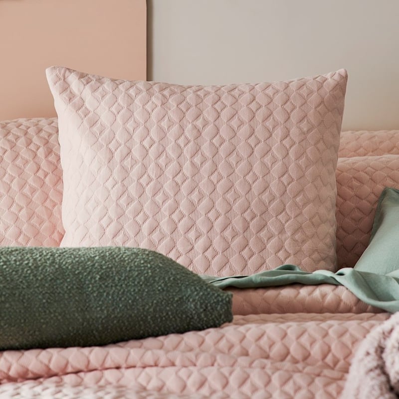 Geo Jersey Rose Pillowcases