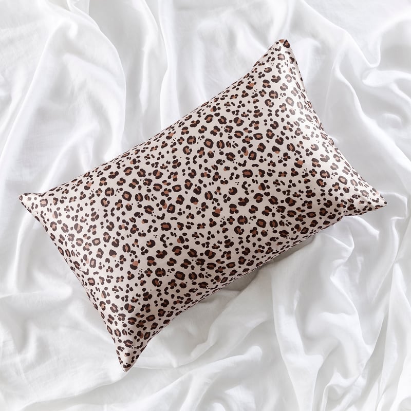 Pure Silk Leopard Printed Pillowcase