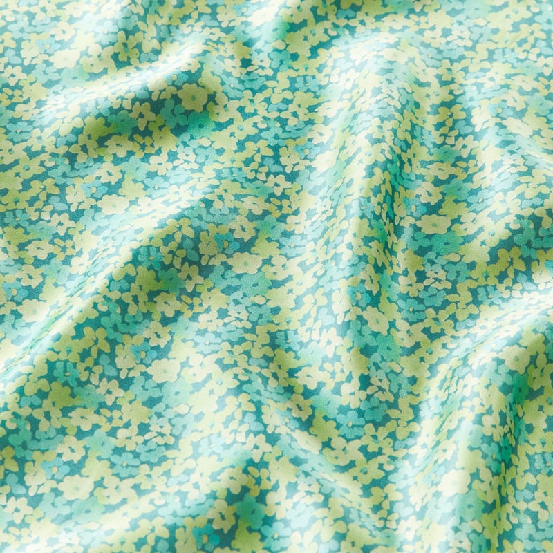 Pure Silk Zoe Floral & Gingham Printed Pillowcase