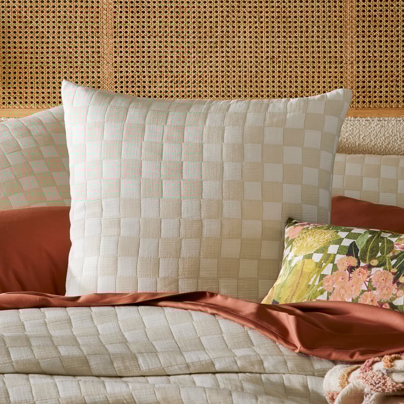 Bishop Natural Jacquard Pillowcase