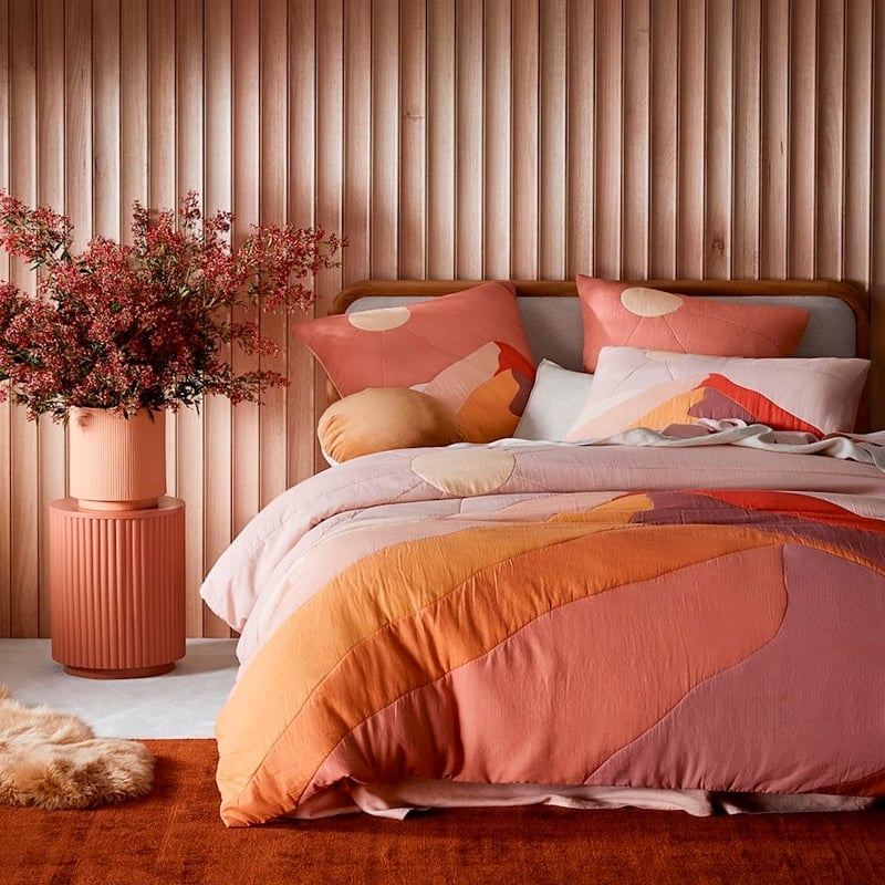 Maus Haus Pink Mountain Quilted Pillowcases