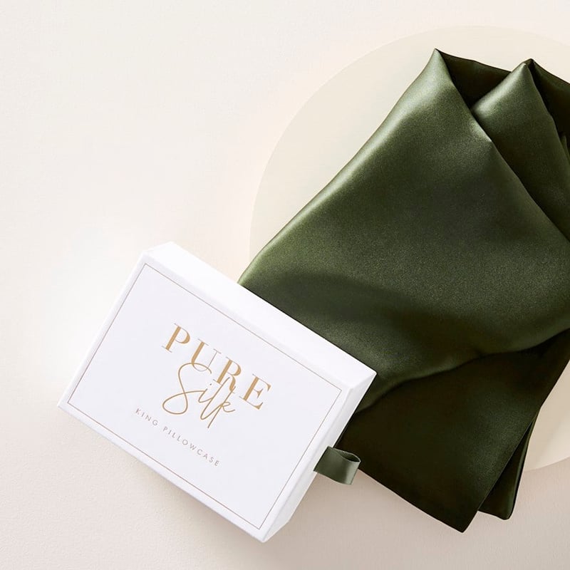 Pure Silk Pine Pillowcase