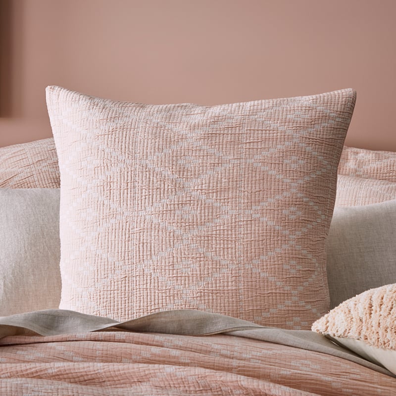 Molly Soft Pink Matelasse Pillowcase