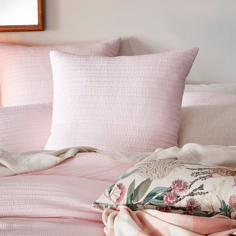 Hayman Soft Pink Quilted Pillowcases