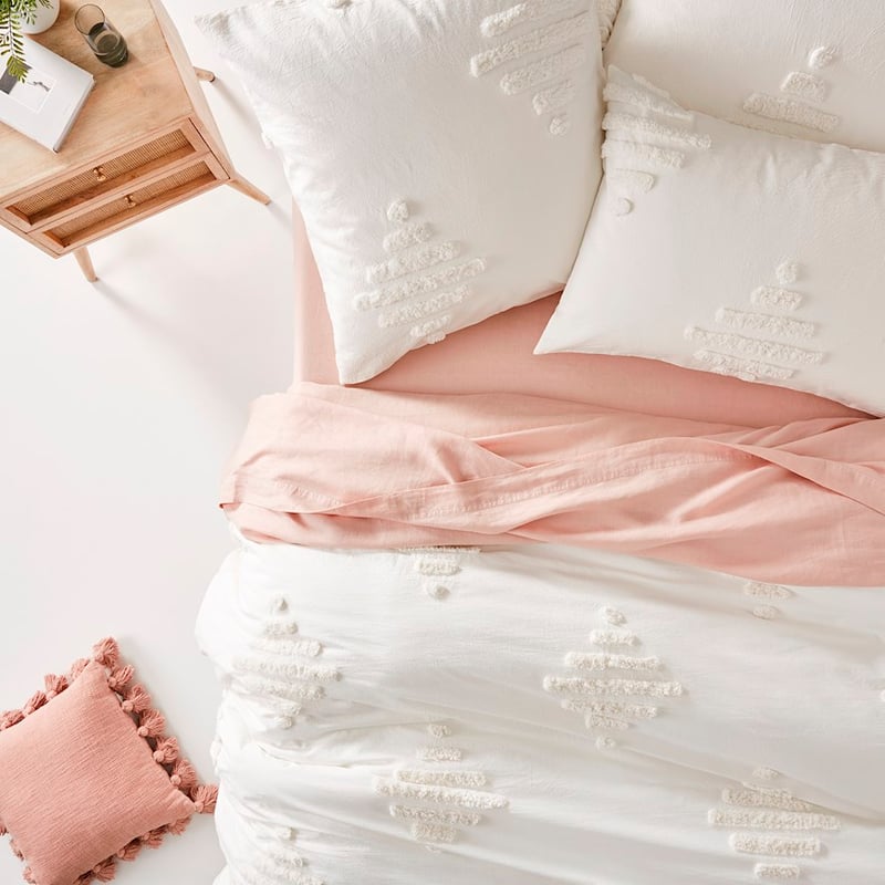 Cleo Natural Chenille European Pillowcase
