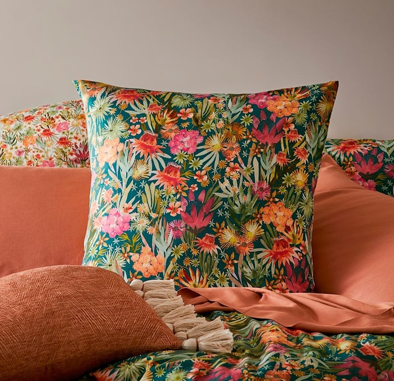 Pia Multi Bamboo Cotton Pillowcase