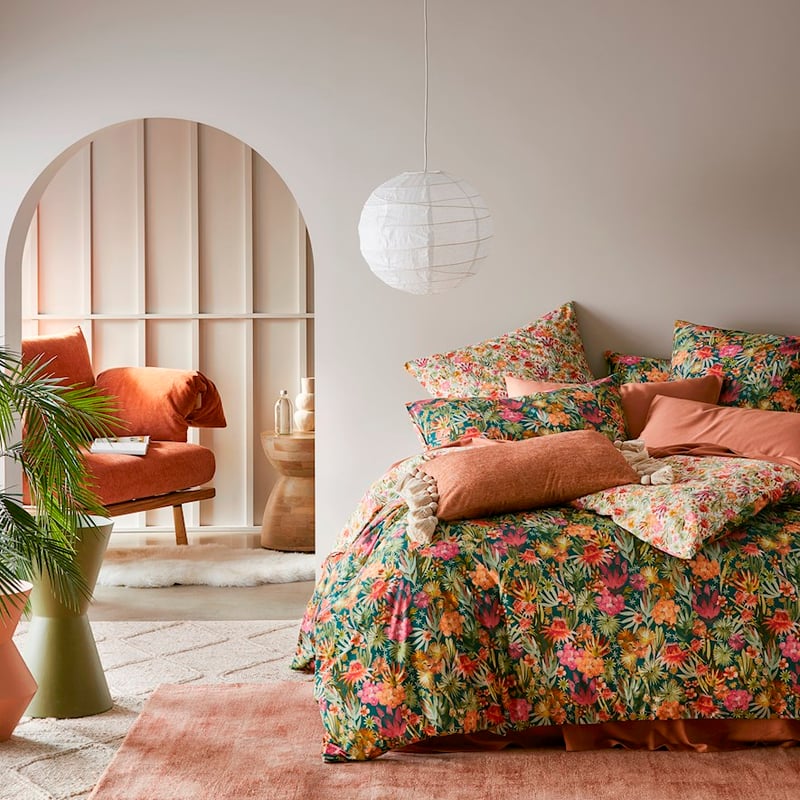 Pia Multi Bamboo Cotton Pillowcase