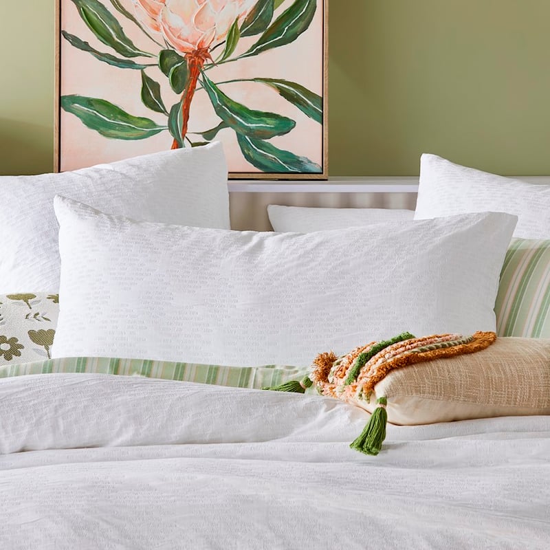 Finley White Matelasse Pillowcases