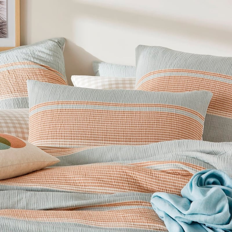 Addison Blue Pillowcases