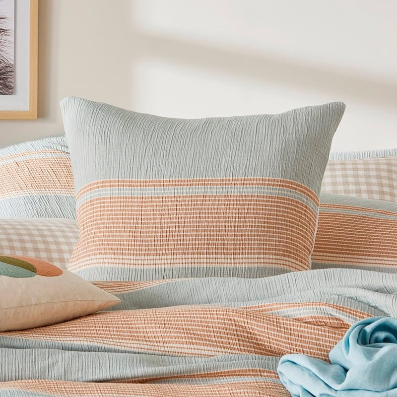 Addison Blue Pillowcases