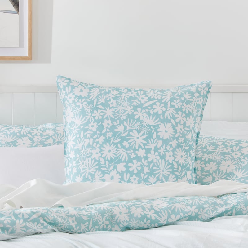 Daisy Sky Soft Blue Pillowcases