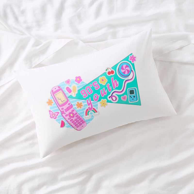 Generations 90's Youth Text Pillowcase