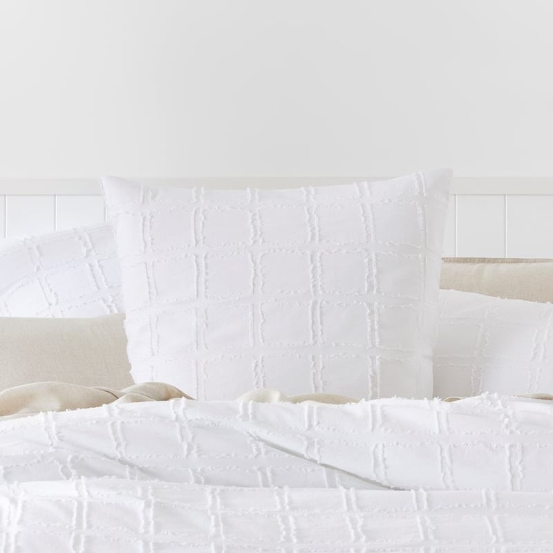 Pasquale White Linen Cotton Pillowcases