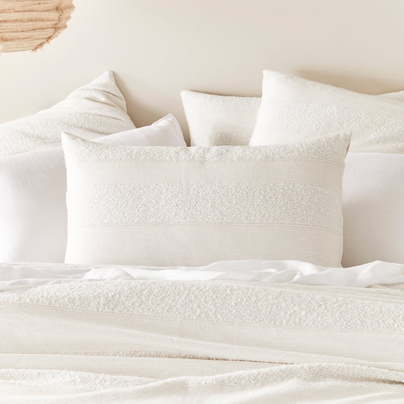 Billie Boucle Off White Pillowcases