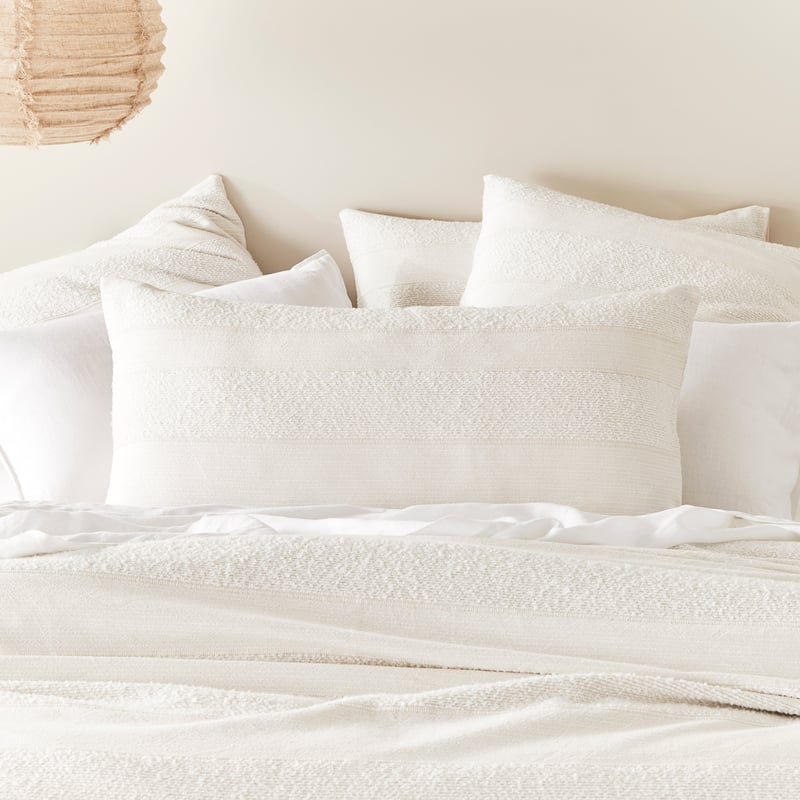 Billie Boucle Off White Pillowcases