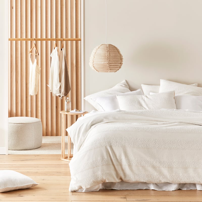 Billie Boucle Off White Pillowcases