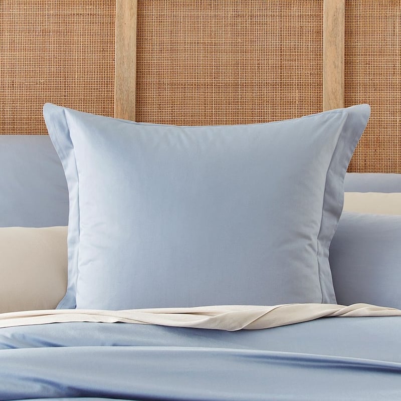 600TC Bamboo Cotton Pastel Blue Pillowcases