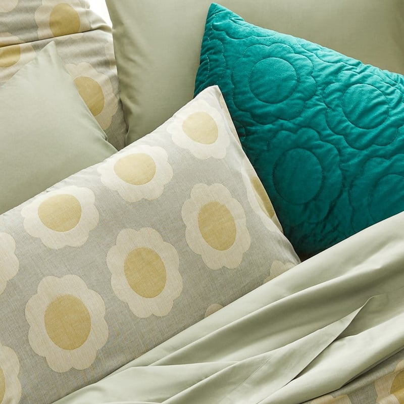Flowerburst Green Quilt Cover Set + Separates