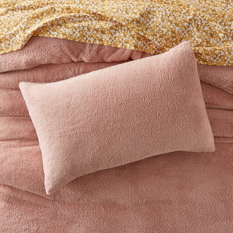 Sherpa Pink Quilt Cover Set + Separates