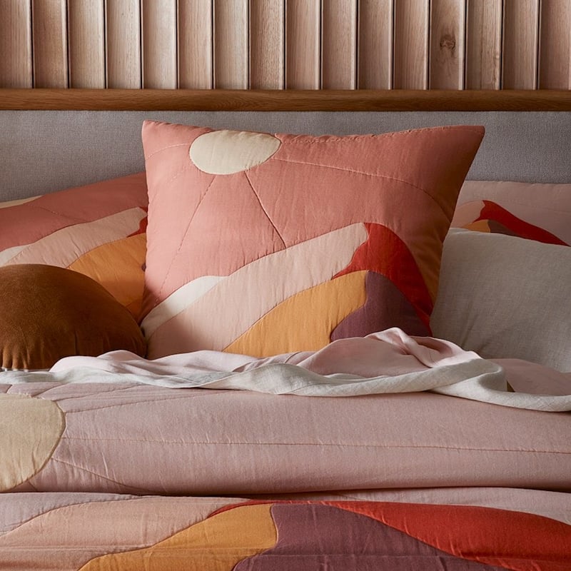 Maus Haus Pink Mountain Quilted Quilt Cover Separates