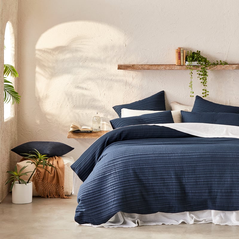 Hayman Midnight Quilted Pillowcases