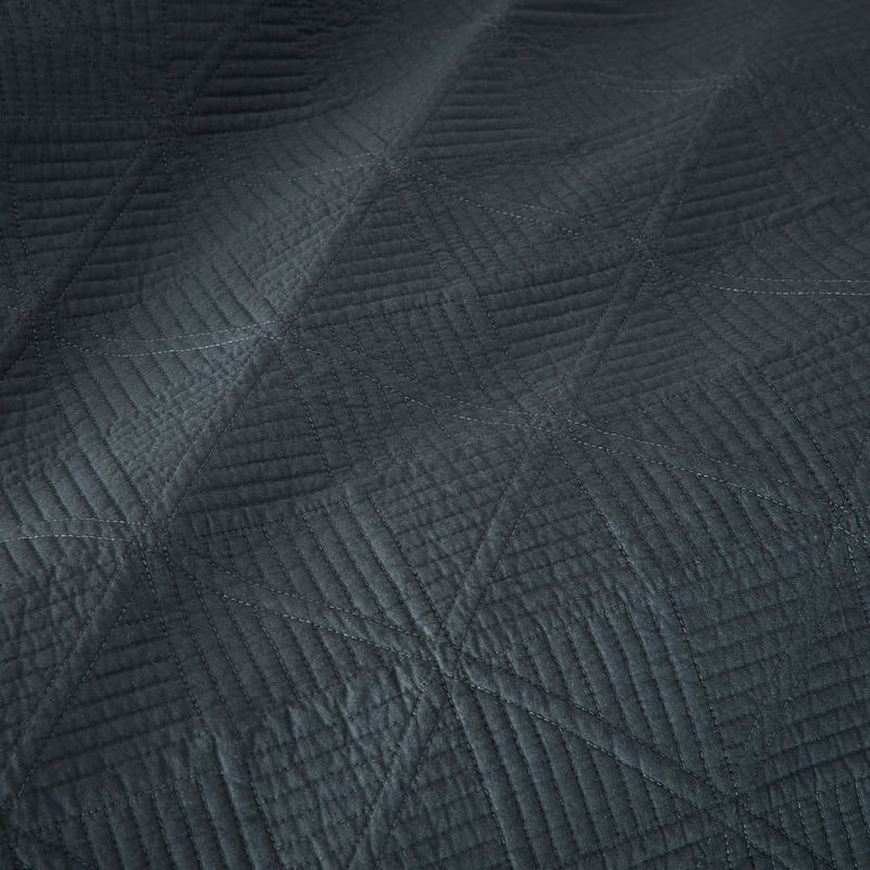 Prism Graphite Quilted Quilt Cover Separates