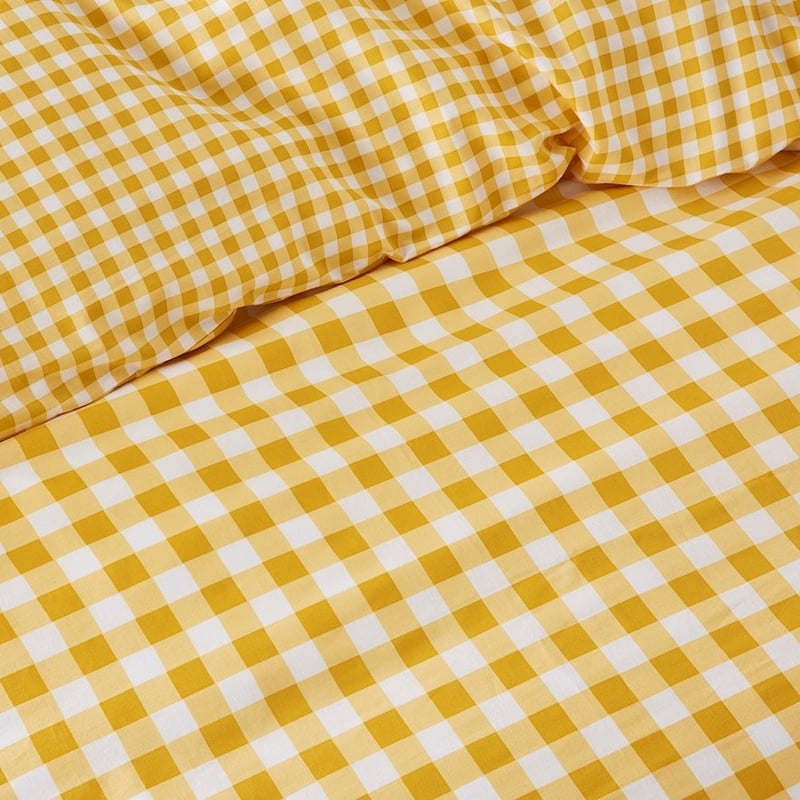 Rory Mustard Quilt Cover Set + Separates