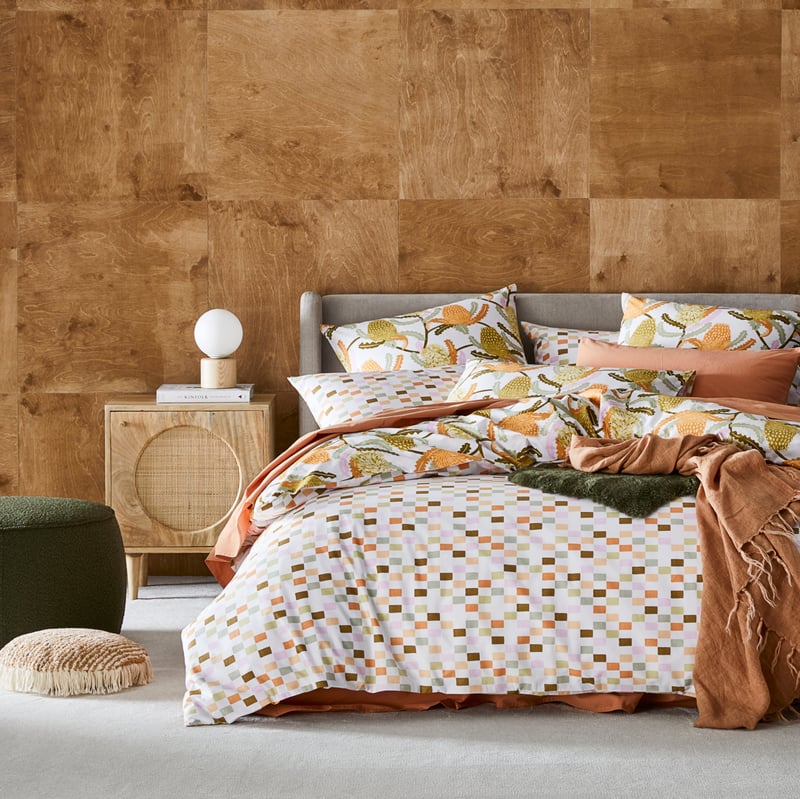 Banksia Multi Bloom Quilt Cover Set + Separates