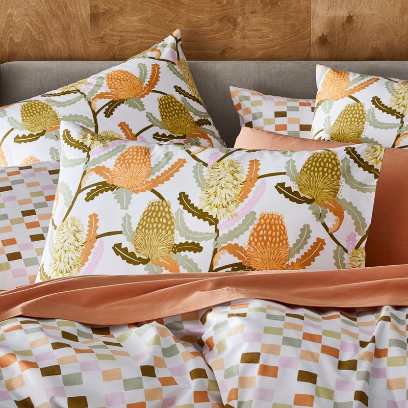 Banksia Multi Bloom Quilt Cover Set + Separates