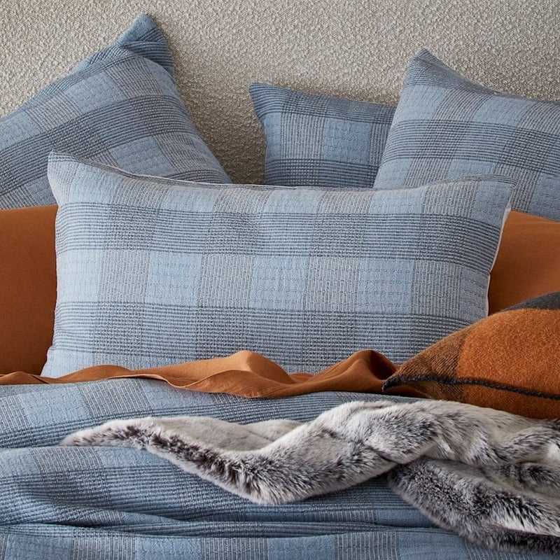 Maxi Navy Matelasse Quilt Cover Separates