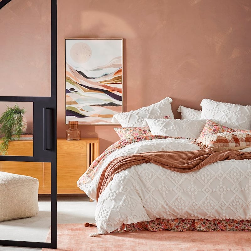 Vienna White Tufted Quilt Cover Separates