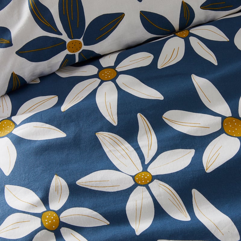 Lenni Navy Quilt Cover Set