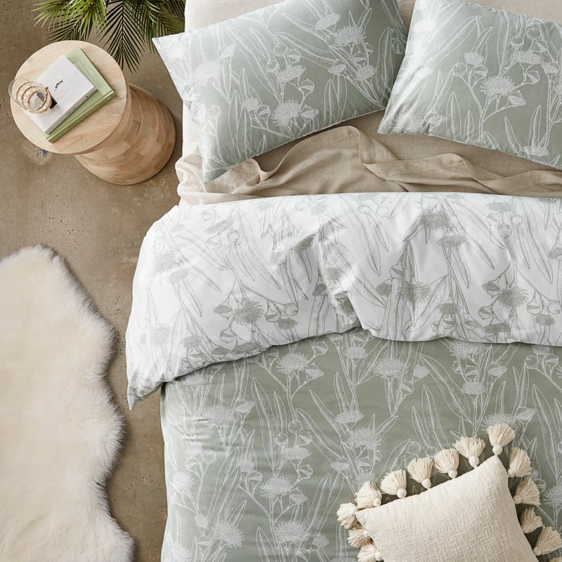 Eucalyptus Neutral Quilt Cover Set