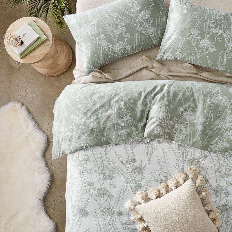 Eucalyptus Neutral Quilt Cover Set