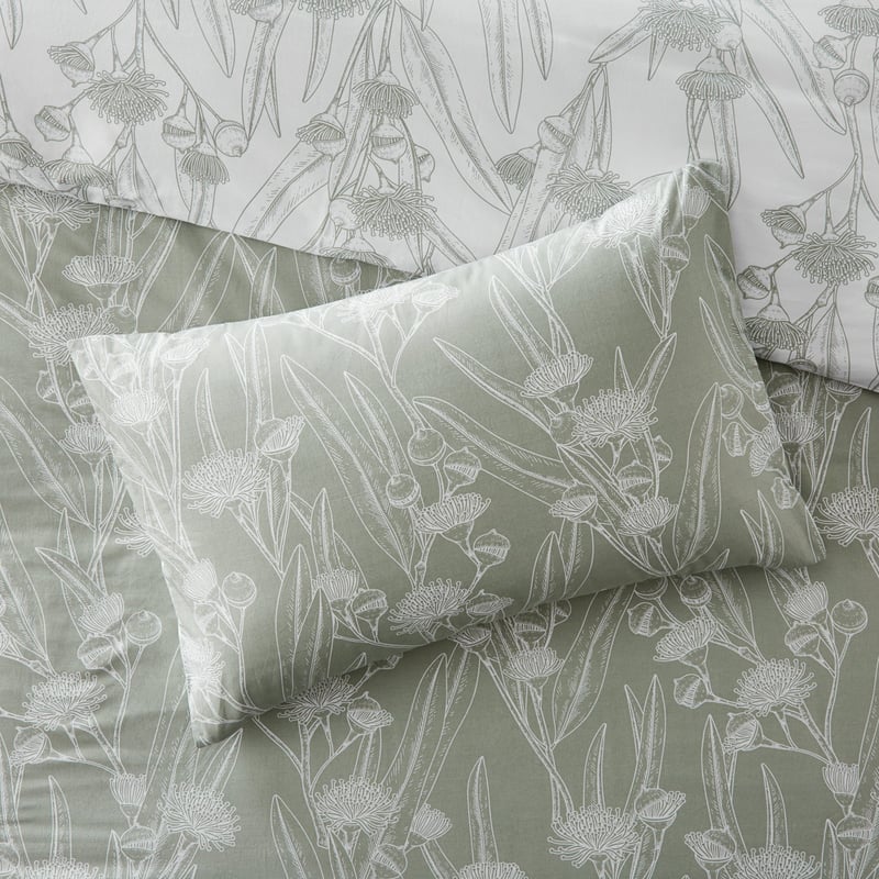 Eucalyptus Neutral Quilt Cover Set