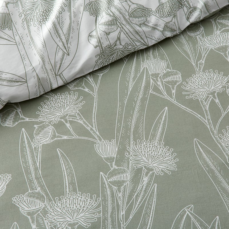 Eucalyptus Neutral Quilt Cover Set