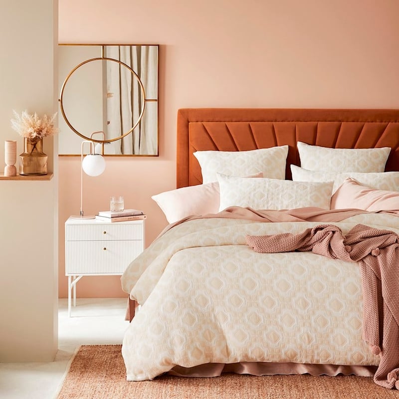 Arabella Natural Jacquard Quilt Cover Separates