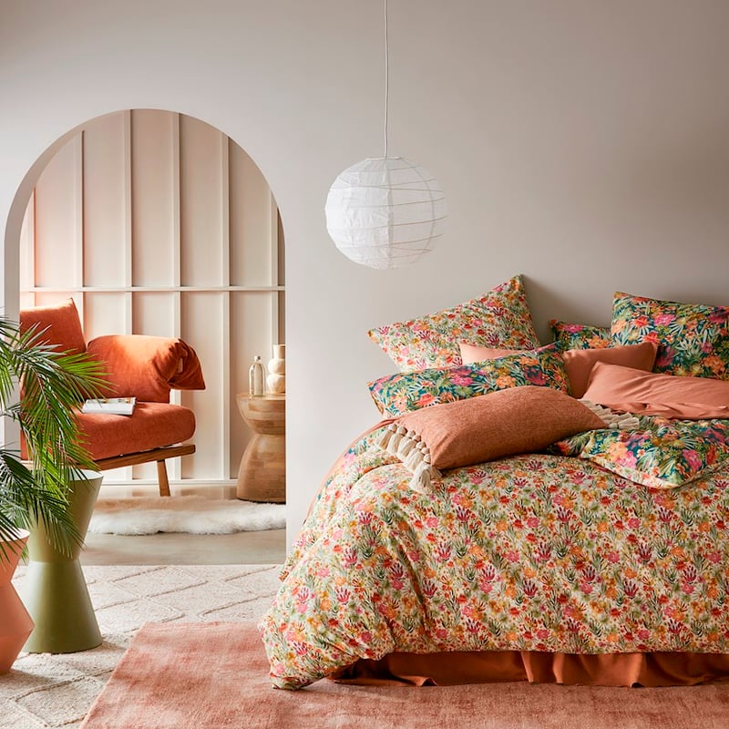 Pia Multi Bamboo Cotton Quilt Cover Set + Separates