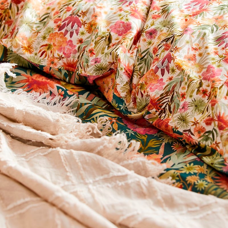 Pia Multi Bamboo Cotton Quilt Cover Set + Separates