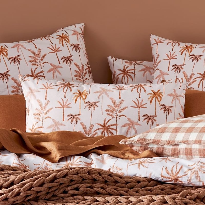 Palm Beach Pink Quilt Cover Set + Separates