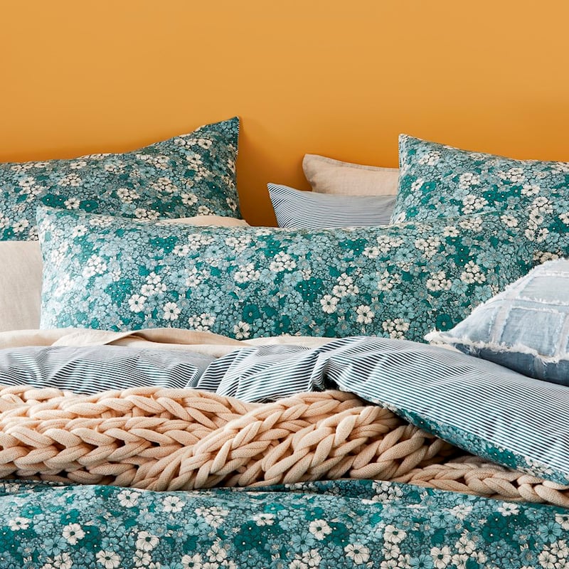 Cypress Bloom Green Quilt Cover Set + Separates