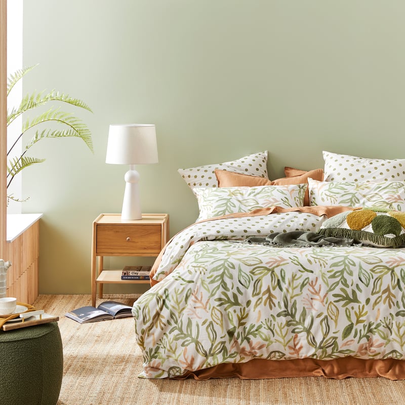 Retreat Green Quilt Cover Set + Separates