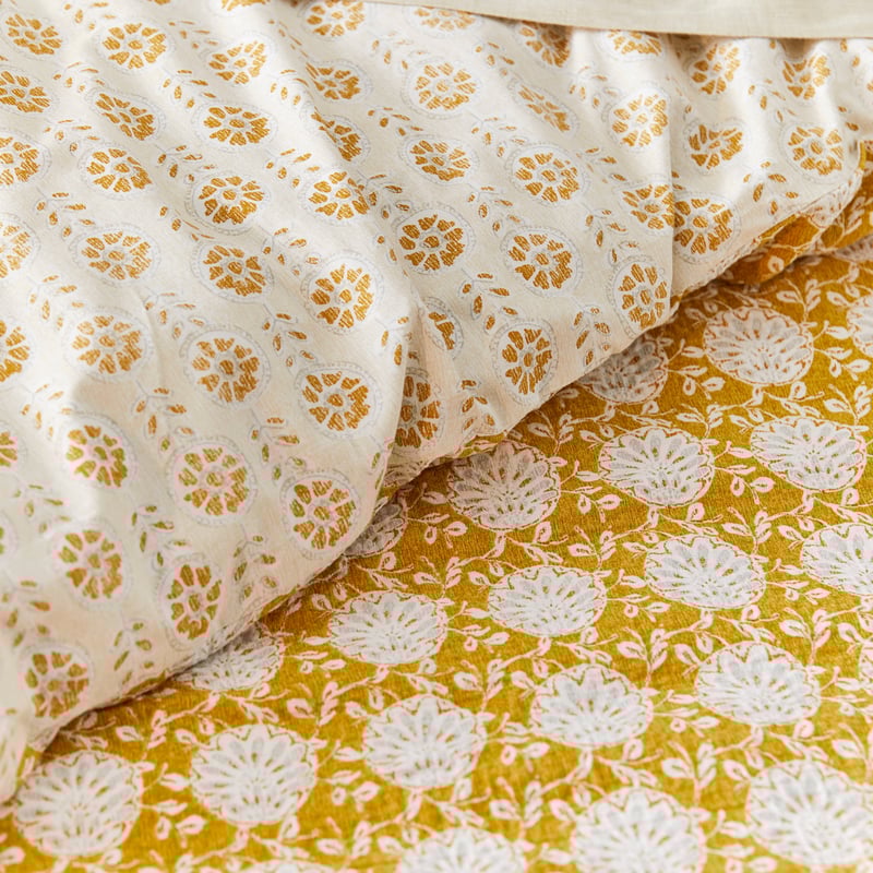 Ishani Mustard Quilt Cover Separates