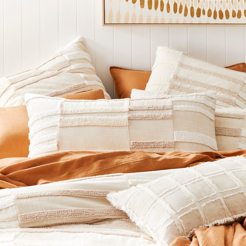 Bailey Natural Tufted Quilt Cover Separates